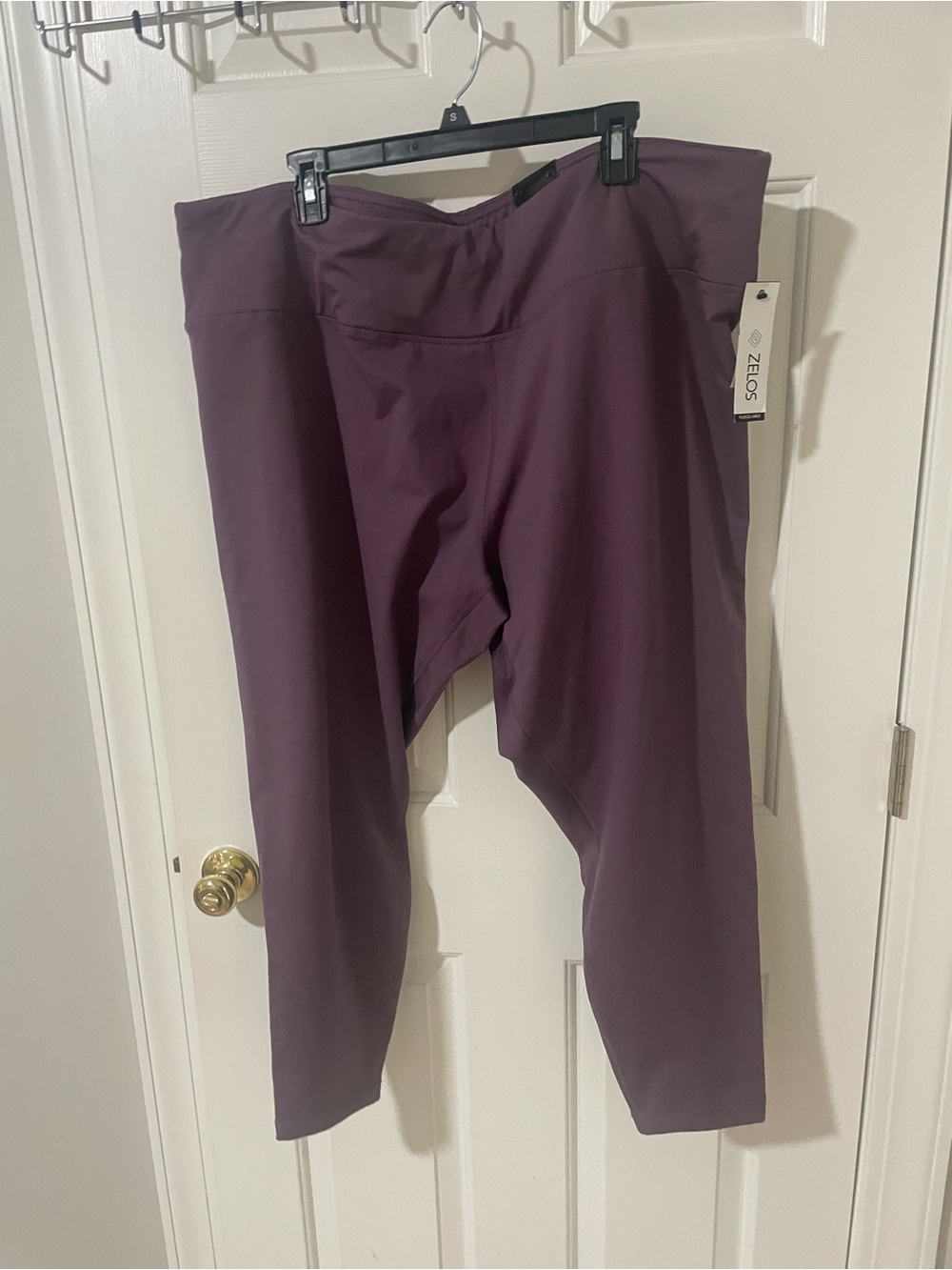 ellos Plum High-Waist fleece lined Active Leggings 4x nwt